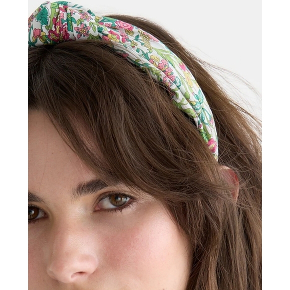 NWOT J.Crew Knot headband in Liberty® print - Picture 1 of 7